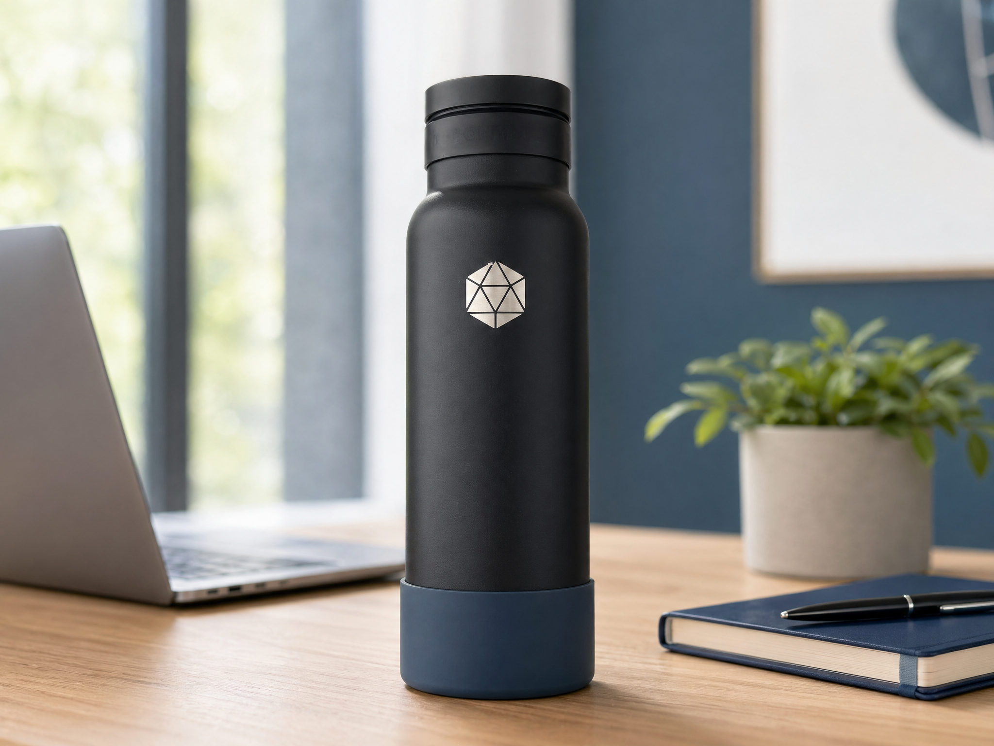 Minimalist Water Bottle Product Ad
