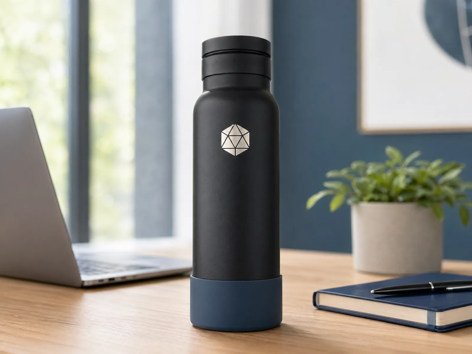 Minimalist Water Bottle Product Ad