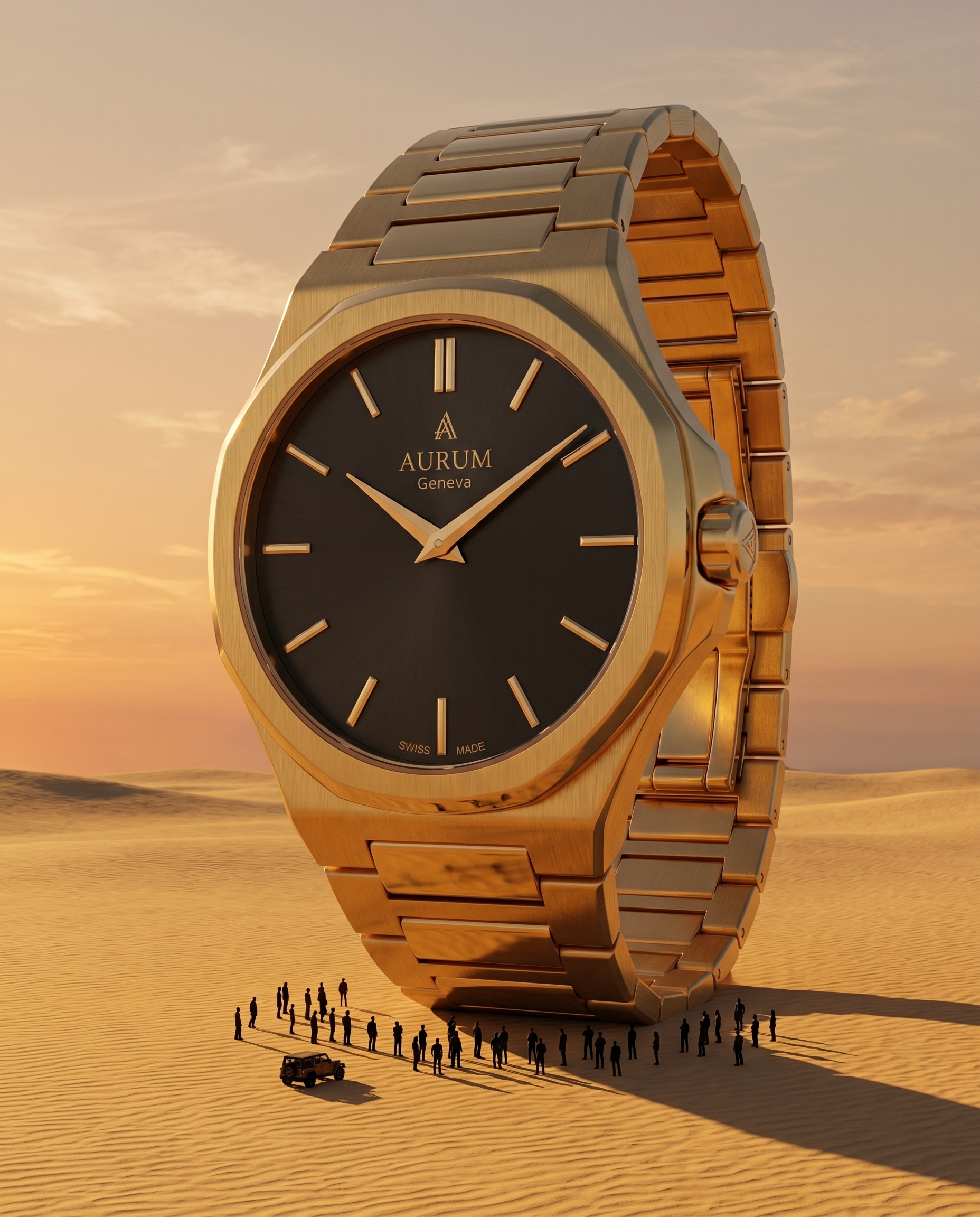 Colossal Luxury Watch in Desert