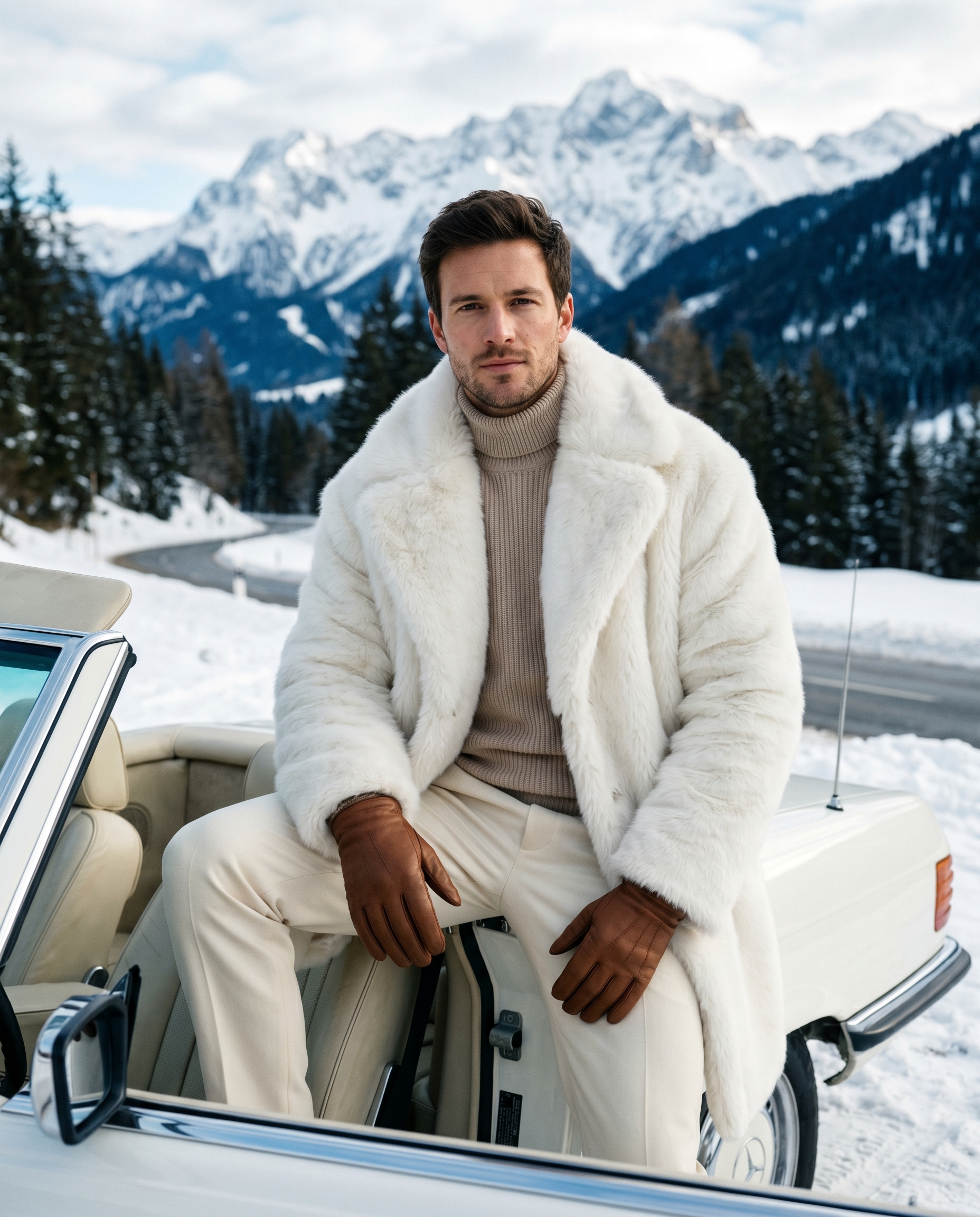 Alpine Luxury Winter Fashion