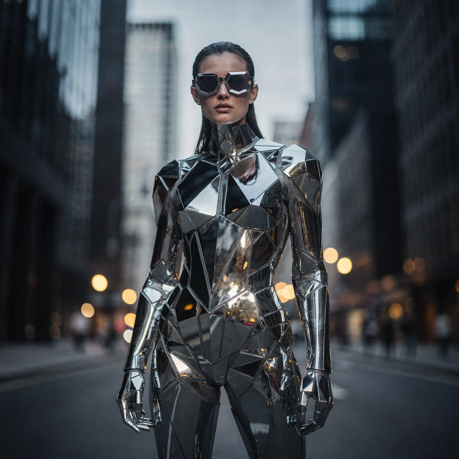 Mirrored Urban Fashion